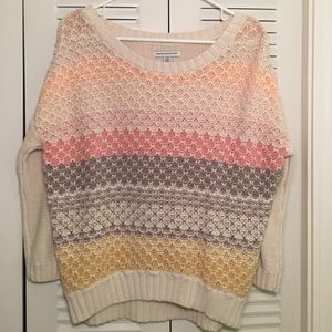 American Eagle Knit Striped Sweater